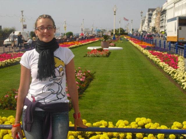Jardines y alumna
