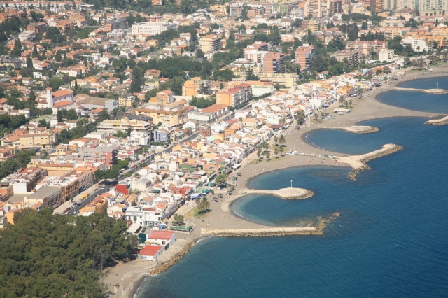  Au dessus des plages de Marbella 