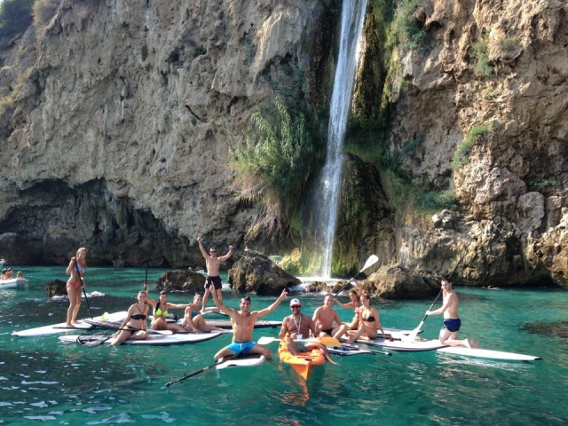 Ruta paddlesurf y kayak Nerja