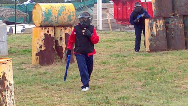  man with shotgun in hand 
