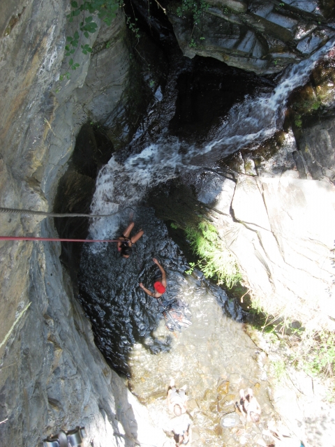 Paso por el barranco