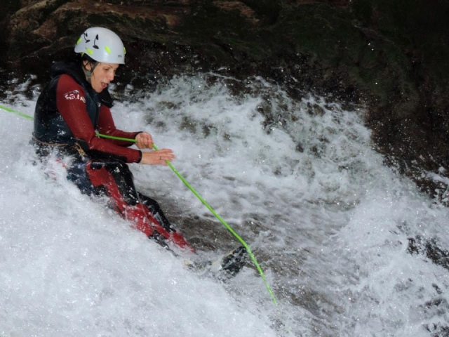 Barranquismo en aguas bravas