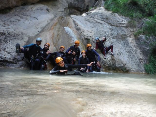  Under the ravine slide 