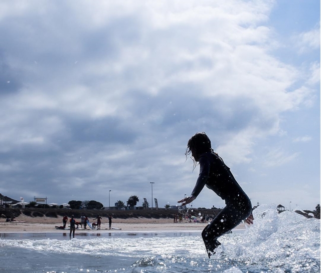 Aprendiendo a coger las olas
