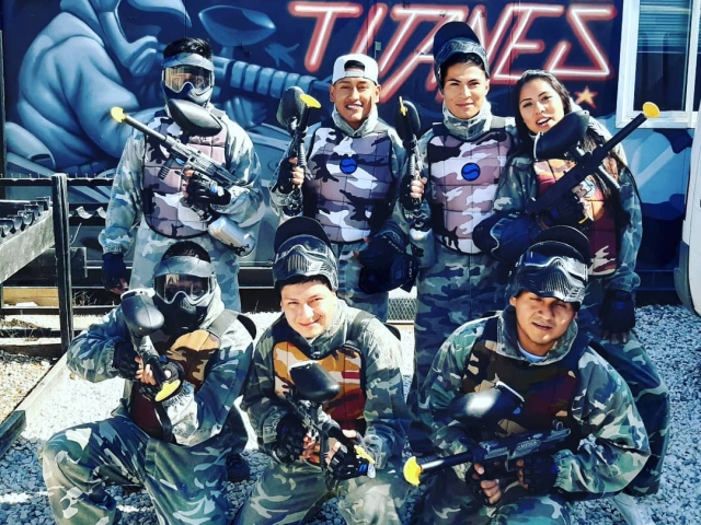  Play paintball with friends 