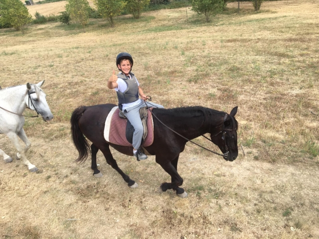 Nuestro jinete sobre el caballo