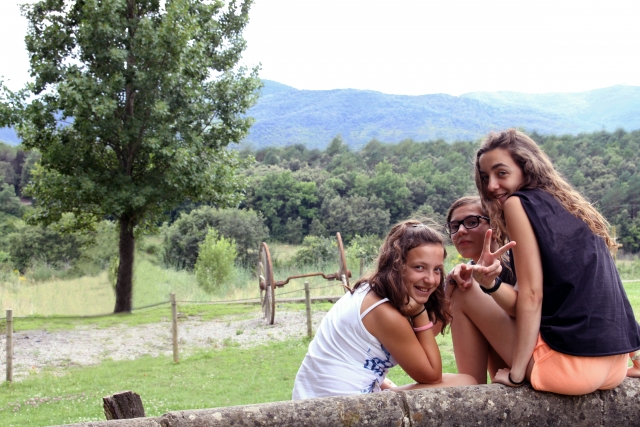 En Mas Gircós con amigas