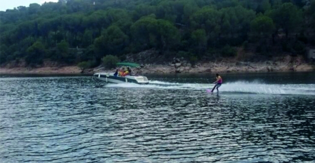 Wakeboard en el pantano de San Juan