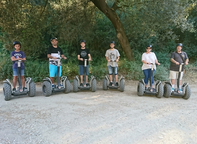  Family segway session in Collserola 