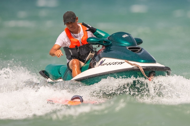 En moto de agua