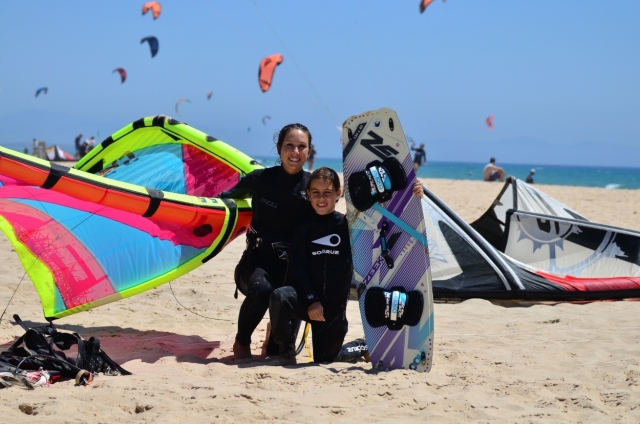 Curso de kitesurf para ninos
