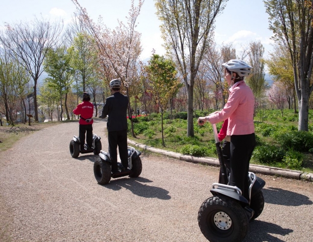  Segway rides through the park 