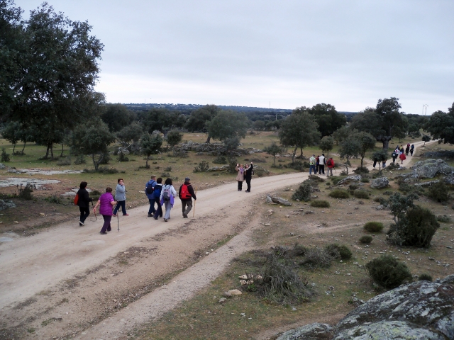  Walking the path on foot 