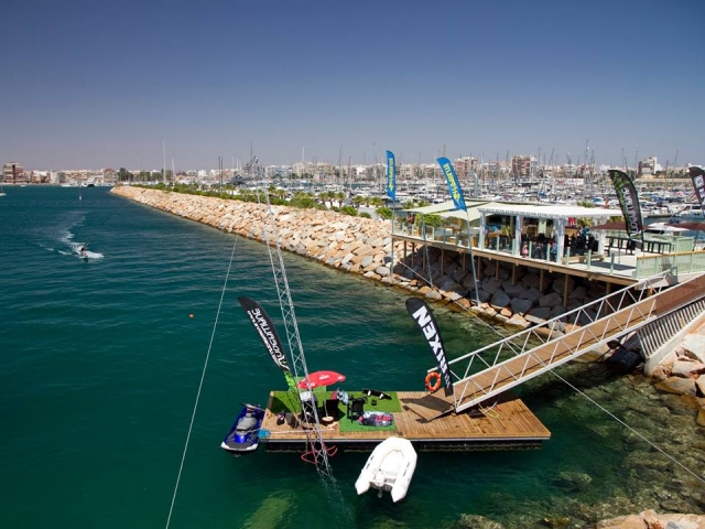 instalaciones de cable ski la bocana torrevieja
