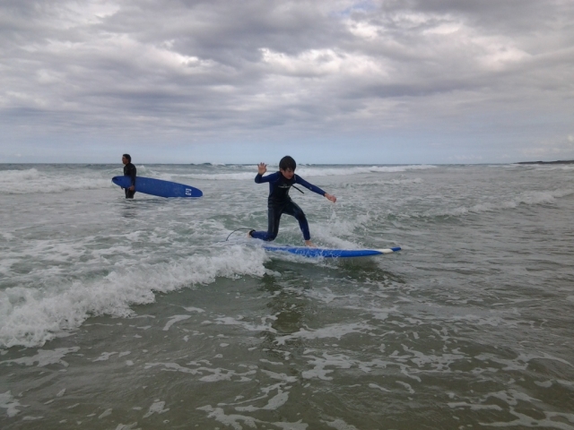 Empezando a surfear