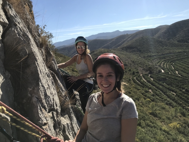 Pareja de escaladoras