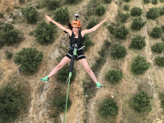 Grabando el salto con la gopro
