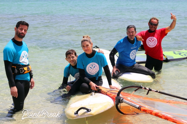 Aprendiendo a hacer windsurf