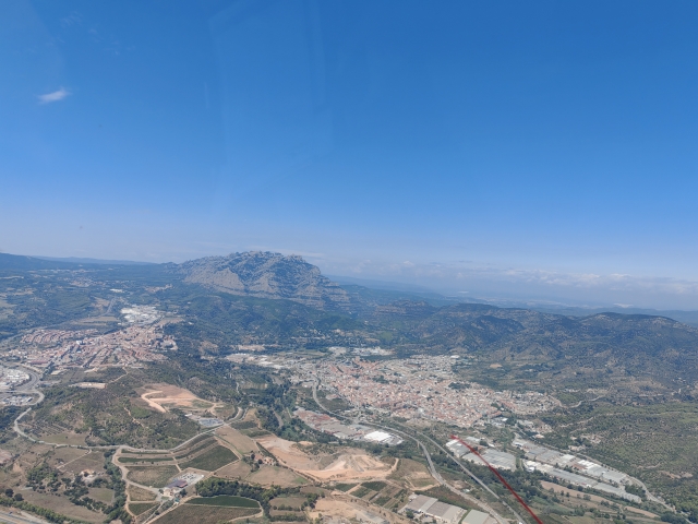 Opinión de Carles sobre Vuelo en helicóptero biplaza por Montserrat, 30min