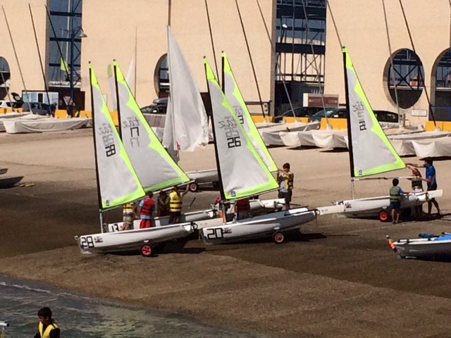 Rigging the boats