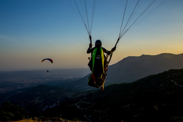  Flying while it gets dark in Pedro Bernardo