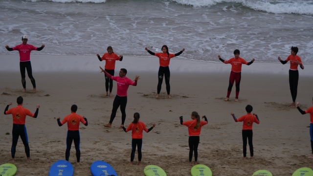  Aufwärmen zum Surfen 