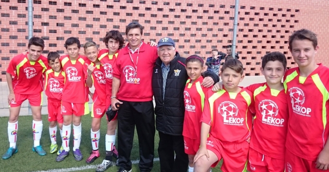 Con los entrenadores