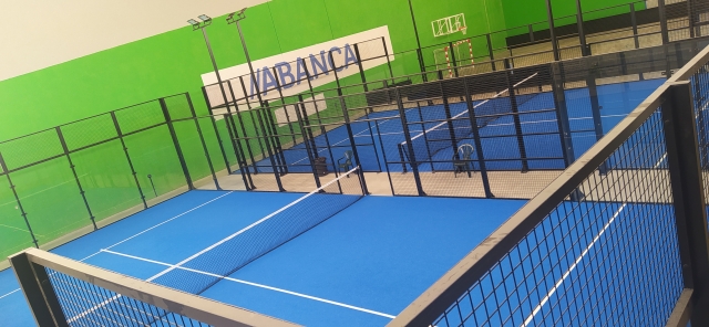  Indoor paddle tennis courts 