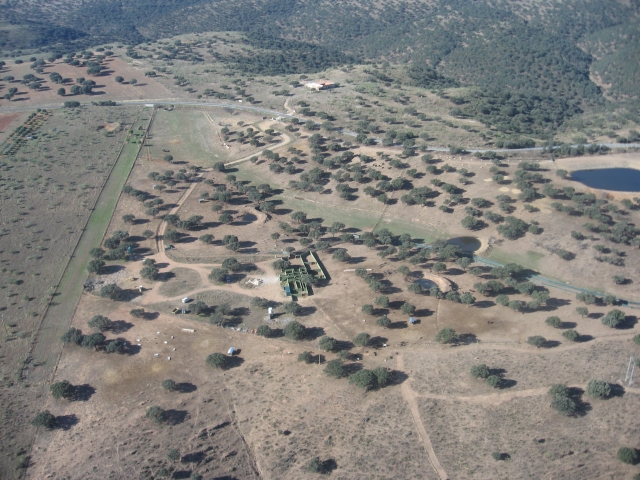 Nuestra finca desde el aire