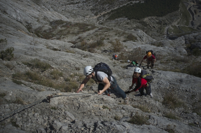 escalando la montana