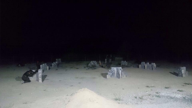  Night paintball game 