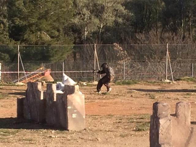  Running to shoot 