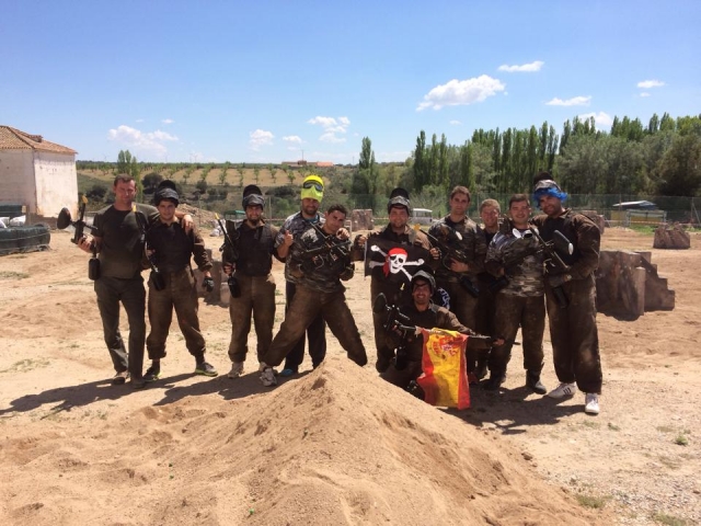  Group with the flag 