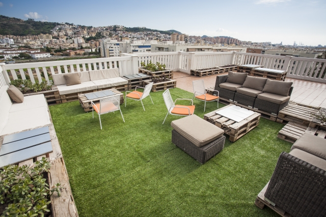 nuestra zona de terraza