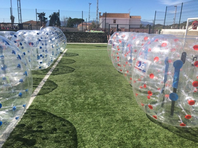 burbujas de zorbing