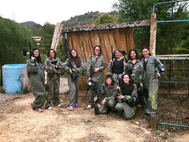 Paintball warrior girls 