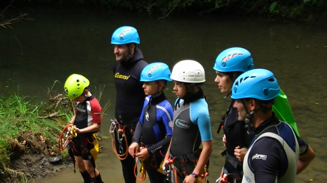 descenso de barrancos
