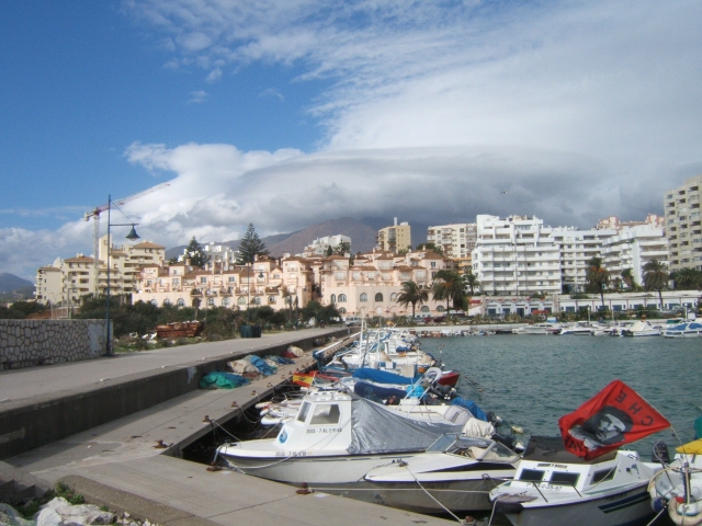  Boats waiting in the waters malaguenas 