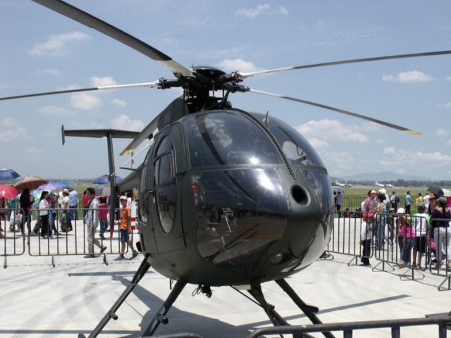 Helicoptero en evento