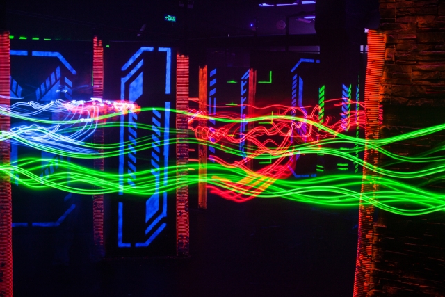 la guerra con lasers