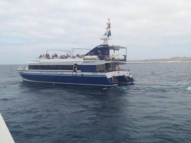 Barco Lady Shelley en Lanzarote