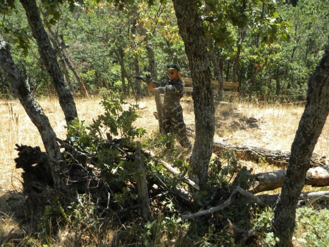 laser tag en plena naturaleza