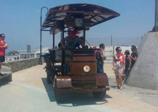 En la playa de Tarifa