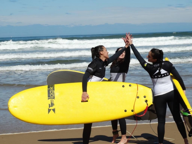  Une belle journée de surf à Somo 