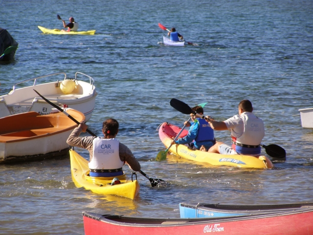 Kayak en Los Alcazares