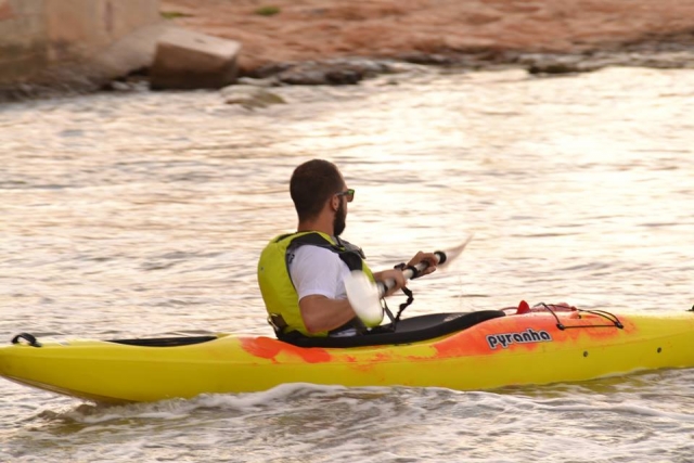Competicion de kayak