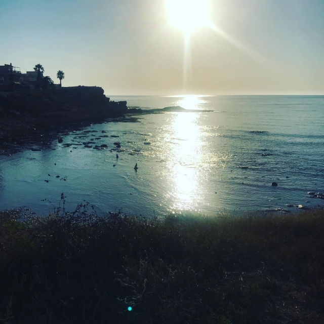 Amaneciendo en la costa de Torrevieja