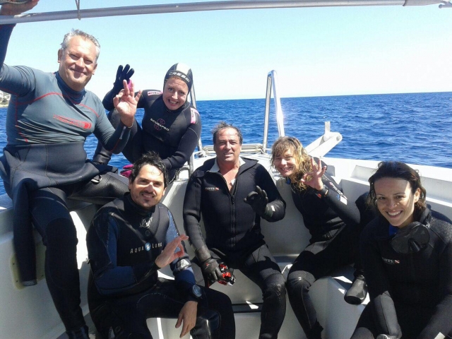 Travesia para bucear en alta mar