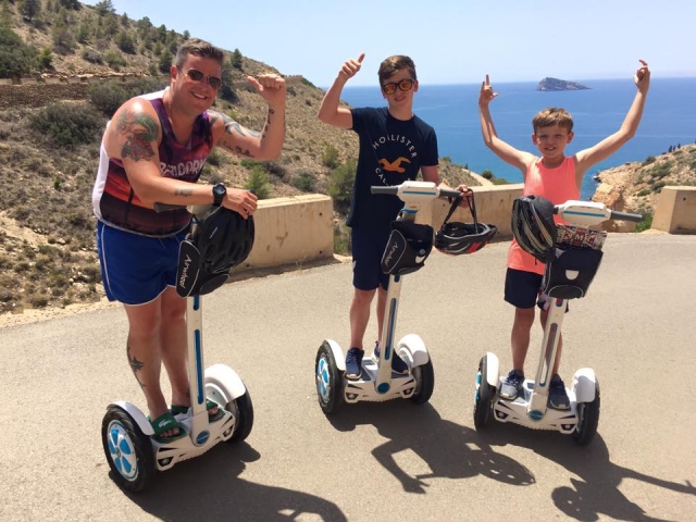 Con los peques en segway