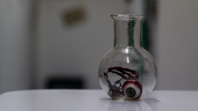 Ojo en un recipiente